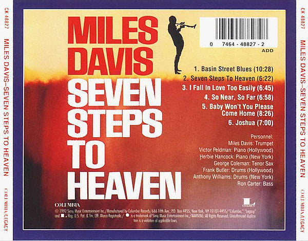 Miles Davis : Seven Steps To Heaven (CD, Album, RE, RM)