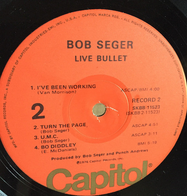 Bob Seger & The Silver Bullet Band* : Live Bullet (2xLP, Album, Jac)