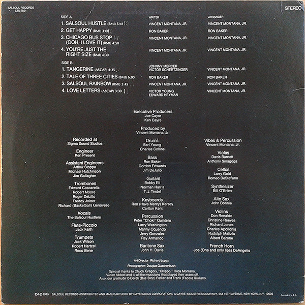 The Salsoul Orchestra : Salsoul Orchestra (LP, Album, San)