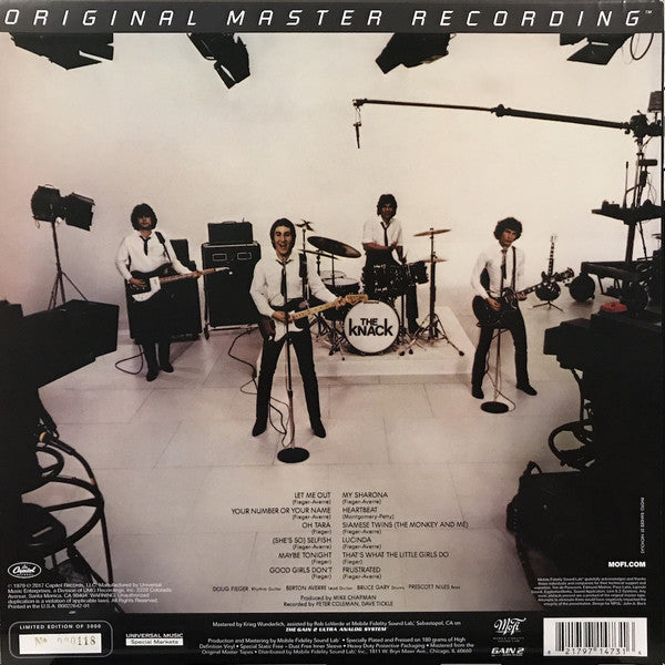 The Knack (3) : Get The Knack (LP, Album, Ltd, Num, RE, RM, 180)
