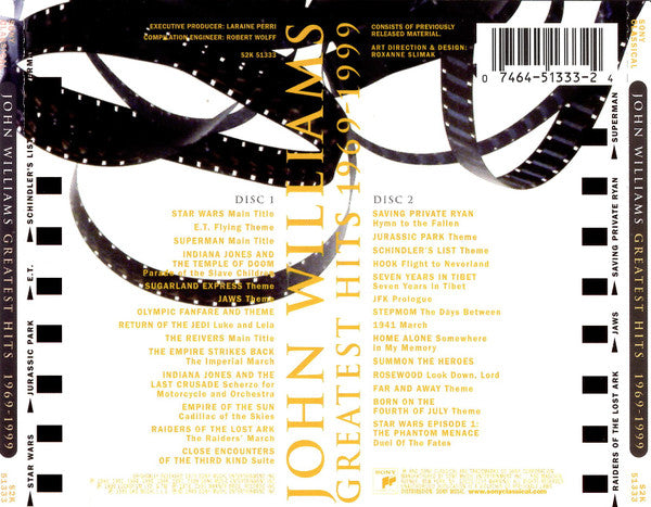 John Williams (4) : Greatest Hits 1969-1999 (2xCD, Comp)