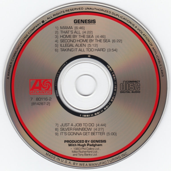 Genesis : Genesis (CD, Album, RE, SRC)