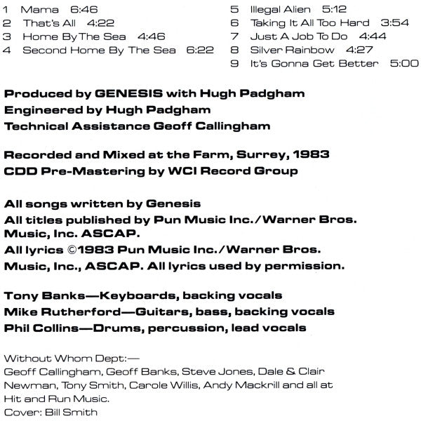 Genesis : Genesis (CD, Album, RE, SRC)