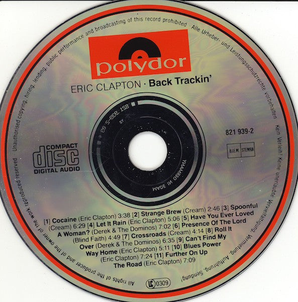 Eric Clapton : Backtrackin' (22 Tracks Spanning The Career Of A Rock Legend) (2xCD, Comp)