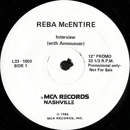Reba McEntire : Interview (With Announcer) (LP, Promo)