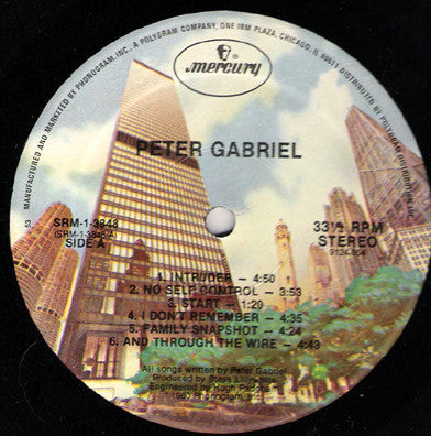 Peter Gabriel : Peter Gabriel (LP, Album, 53 )