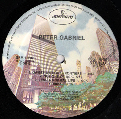Peter Gabriel : Peter Gabriel (LP, Album, 53 )