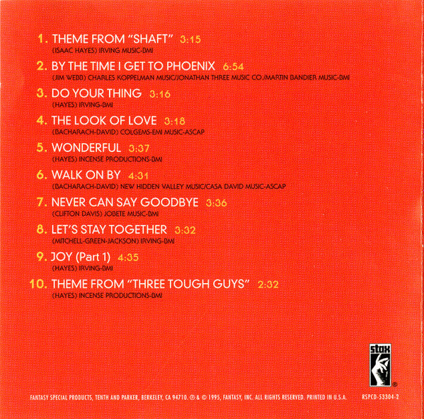 Isaac Hayes : Greatest Hits (CD, Comp)