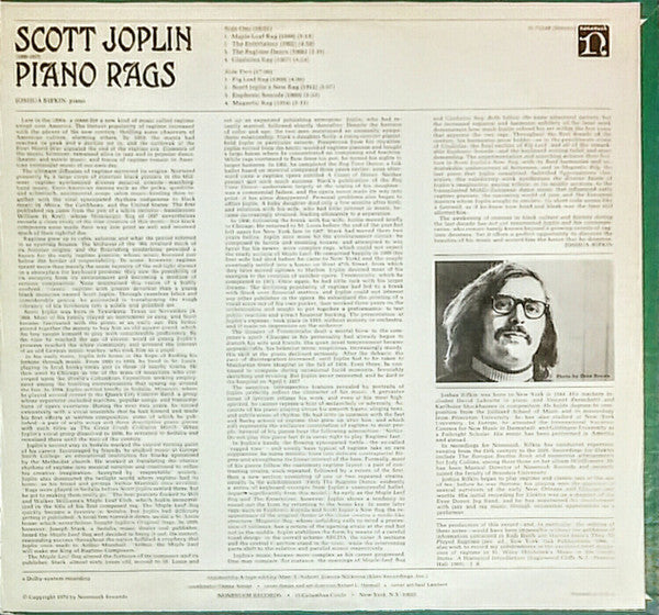 Scott Joplin, Joshua Rifkin : Piano Rags (LP, Album, Ter)