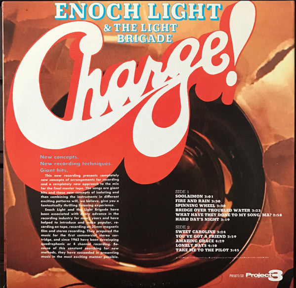 Enoch Light And The Light Brigade : Charge! (LP, Album, Gat)