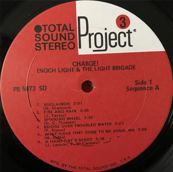 Enoch Light And The Light Brigade : Charge! (LP, Album, Gat)