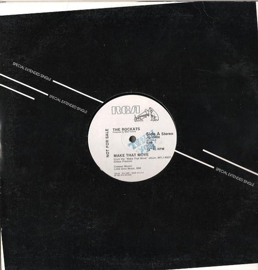 The Rockats : Make That Move (12", Single, Promo)