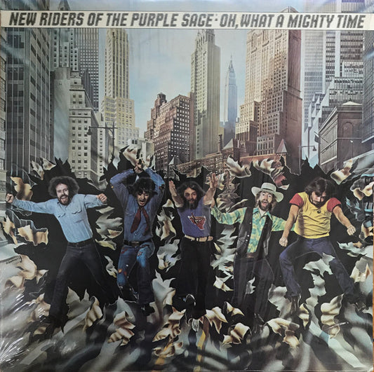 New Riders Of The Purple Sage : Oh, What A Mighty Time (LP, Album, Pit)