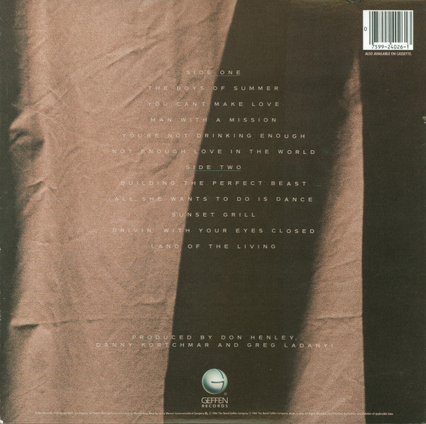 Don Henley : Building The Perfect Beast (LP, Album, Spe)