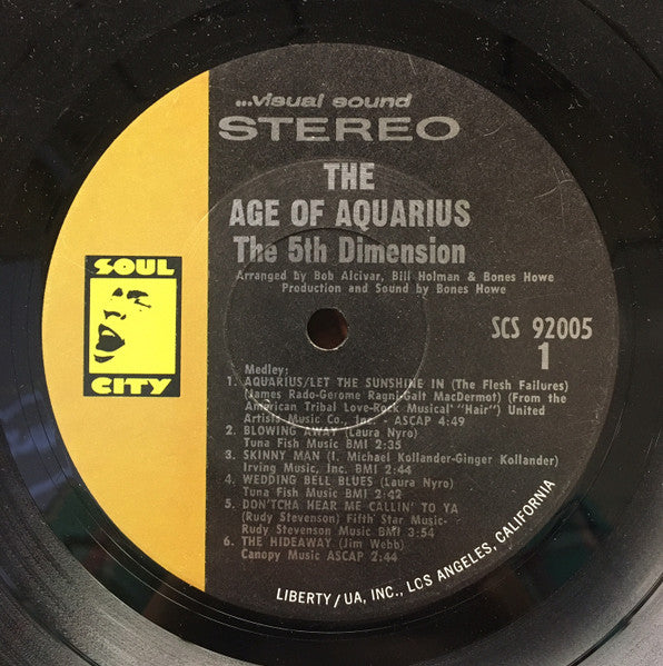 The 5th Dimension* : The Age Of Aquarius (LP, Album, Gat)