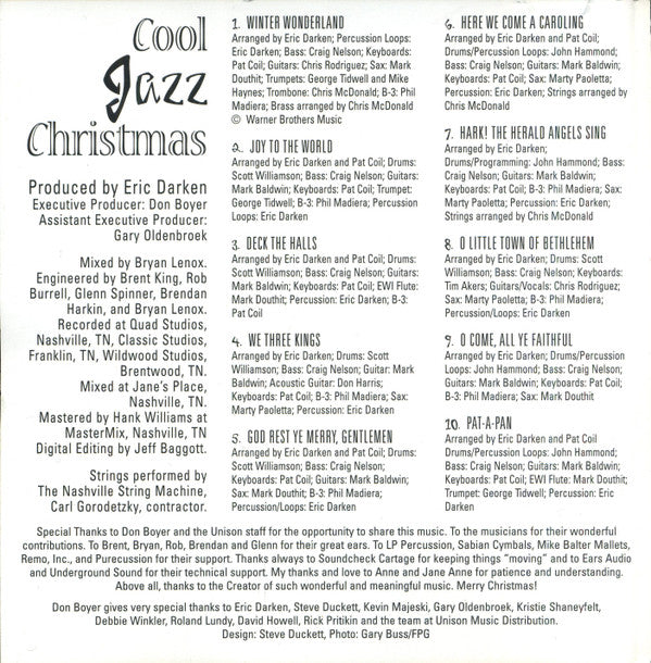 Various : Cool Jazz Christmas (CD, Comp)