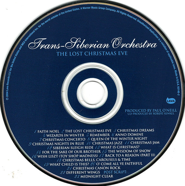 Trans-Siberian Orchestra : The Lost Christmas Eve (CD, Album, O-C)