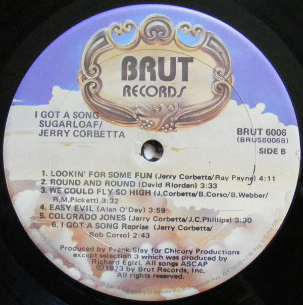 Sugarloaf / Jerry Corbetta : I Got A Song (LP, Album, Son)