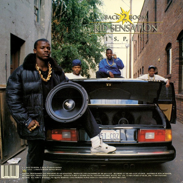 Kid Sensation : Back 2 Boom / I S.P.I.T. (12")