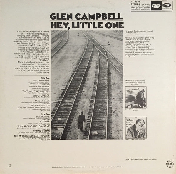 Glen Campbell : Hey, Little One (LP, Album, Jac)