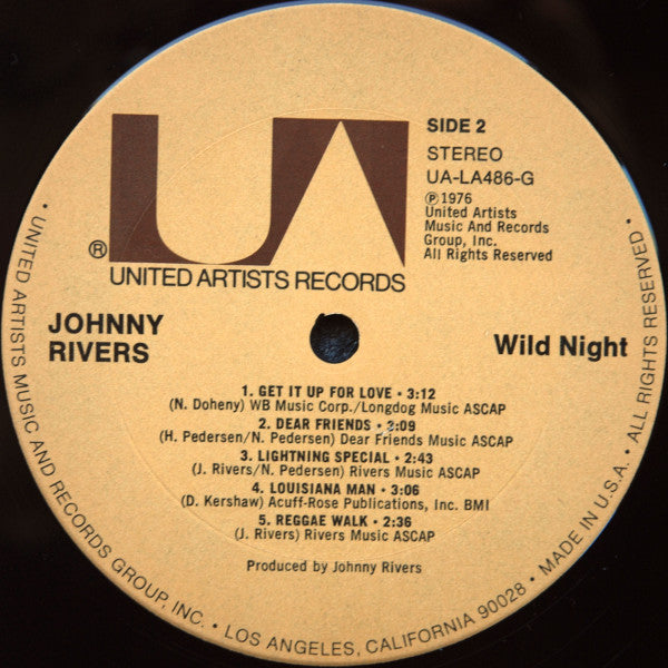 Johnny Rivers : Wild Night (LP, Album, Ter)