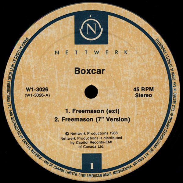 Boxcar : Freemason (12")