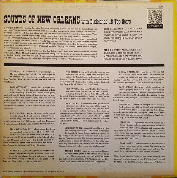 Matty Matlock And His Dixie-Men / Morty Corb And His Dixie All-Stars : New Sounds Of New Orleans (LP)