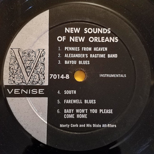 Matty Matlock And His Dixie-Men / Morty Corb And His Dixie All-Stars : New Sounds Of New Orleans (LP)