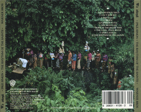 Paul Simon : The Rhythm Of The Saints (CD, Album, Club)