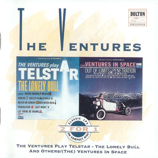 The Ventures : The Ventures Play Telstar - The Lonely Bull And Others / (The) Ventures In Space (CD, Comp, RM)