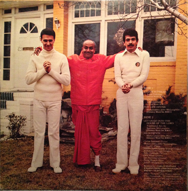 Carlos Santana & Mahavishnu John McLaughlin* : Love Devotion Surrender (LP, Album, Ter)