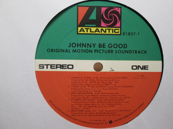 Various : Johnny Be Good (Original Motion Picture Soundtrack) (LP, Album, Comp)