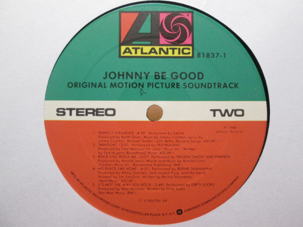 Various : Johnny Be Good (Original Motion Picture Soundtrack) (LP, Album, Comp)
