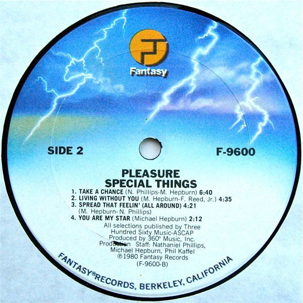 Pleasure (4) : Special Things (LP, Album, San)
