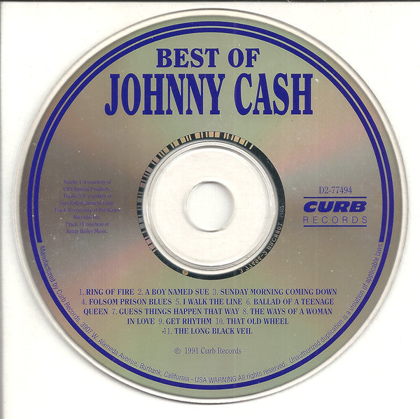 Johnny Cash : Best Of Johnny Cash (CD, Comp, RE, O-C)