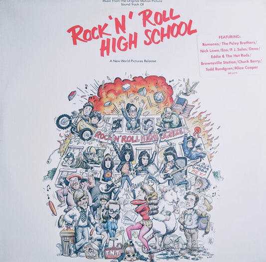 Various Featuring Ramones : Rock 'N' Roll High School (Music From The Original Motion Picture Soundtrack) (LP, Comp, Los)