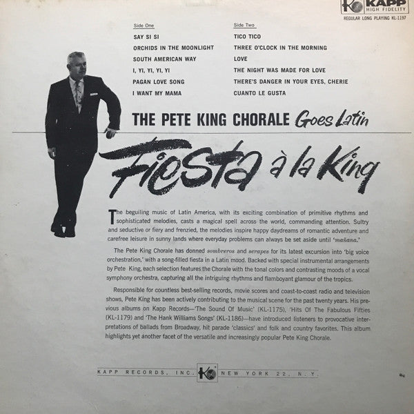 The Pete King Chorale : Fiesta A La King (LP)