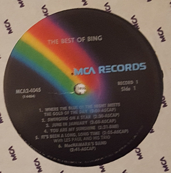 Bing Crosby : The Best Of Bing (2xLP, Comp, RE, Gat)