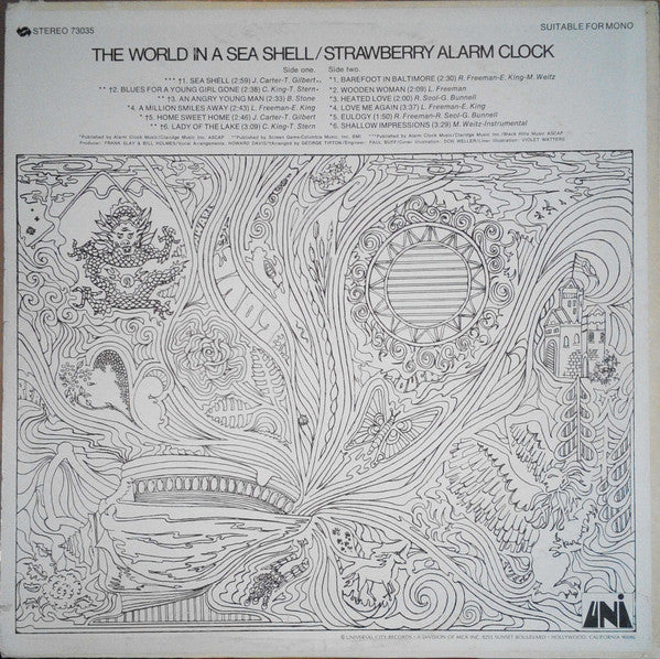 Strawberry Alarm Clock : The World In A Sea Shell (LP, Album)