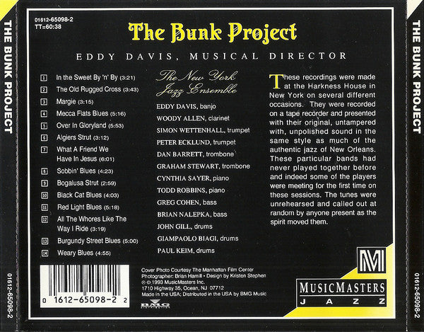 Eddy Davis : The Bunk Project (CD, Album)