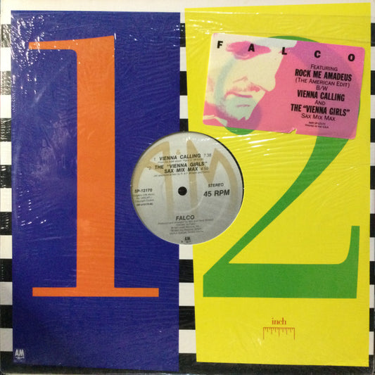 Falco : Rock Me Amadeus / Vienna Calling (12", Com)