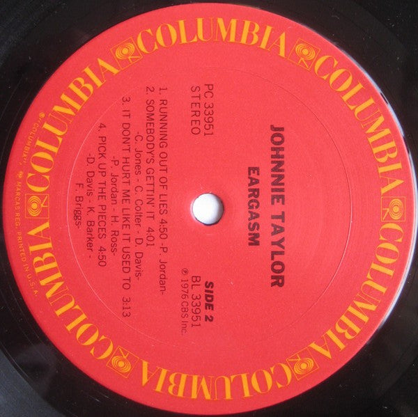 Johnnie Taylor : Eargasm (LP, Album, Ter)