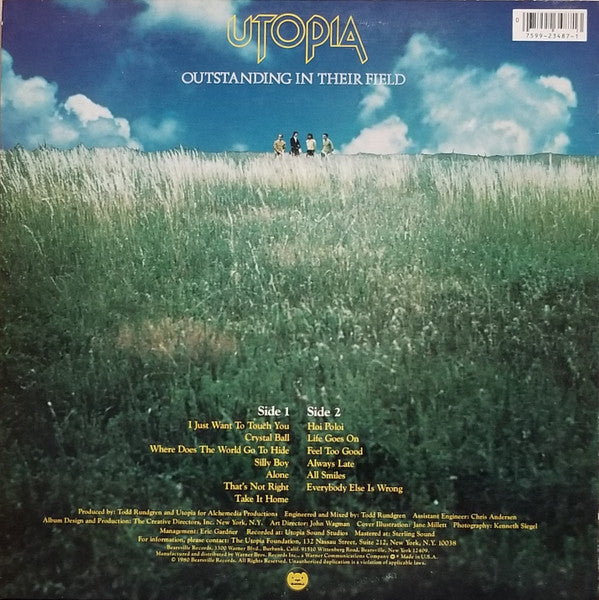 Utopia (5) : Deface The Music (LP, Album, Jac)
