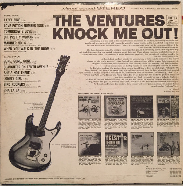 The Ventures : Knock Me Out! (LP, Album)