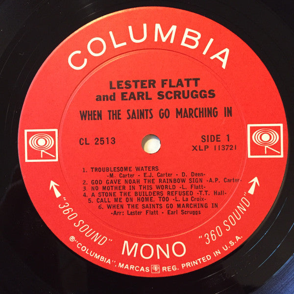 Flatt & Scruggs : When The Saints Go Marching In (LP, Album, Mono)