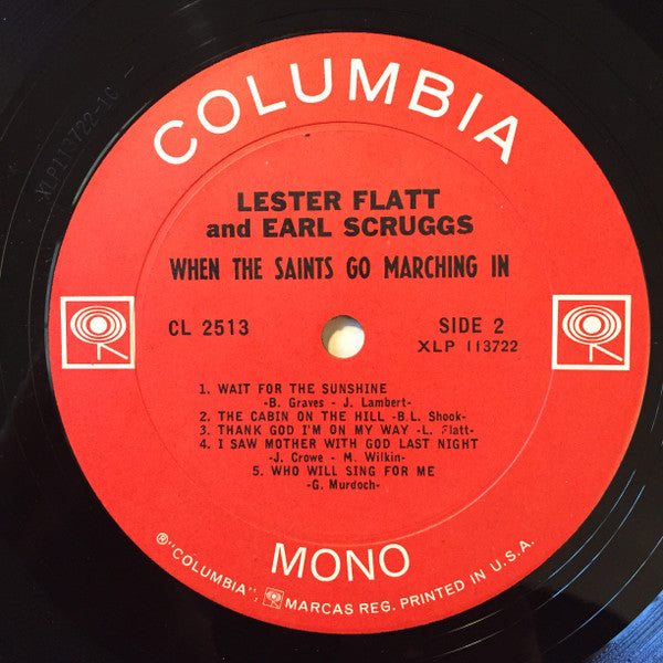 Flatt & Scruggs : When The Saints Go Marching In (LP, Album, Mono)