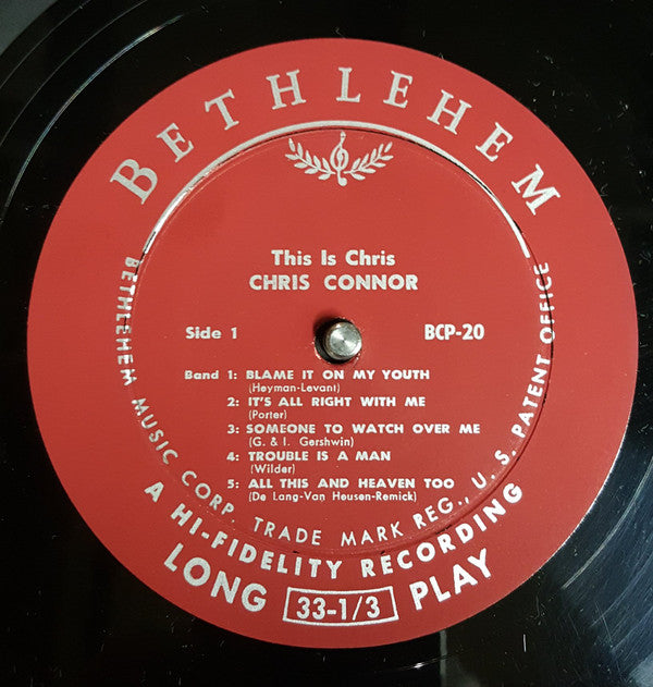 Chris Connor : This Is Chris (LP, Album, Mono, Abb)