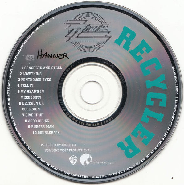 ZZ Top : Recycler (CD, Album)