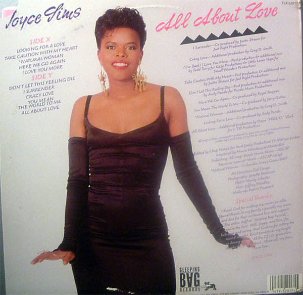 Joyce Sims : All About Love (LP, Promo)