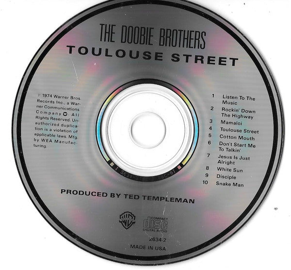 The Doobie Brothers : Toulouse Street (CD, Album, RE)